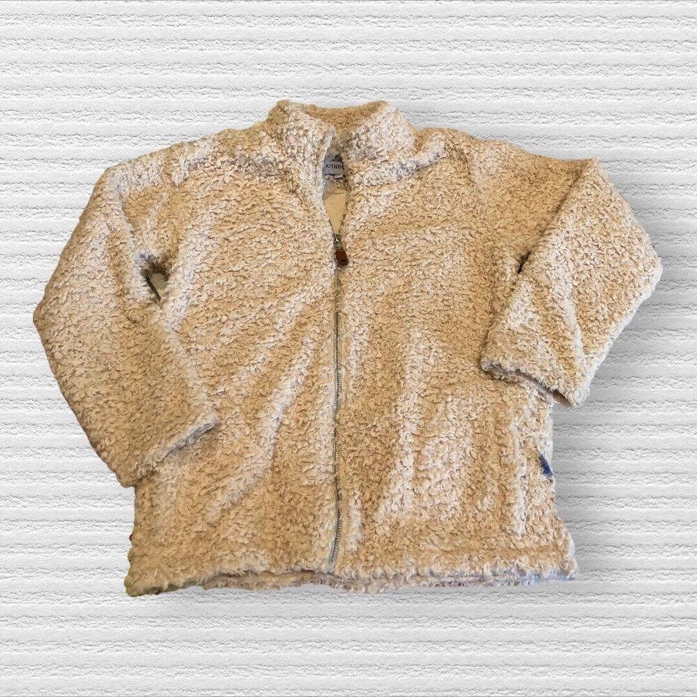 Southbound Boys 12 Beige Sherpa Pull Over Jacket